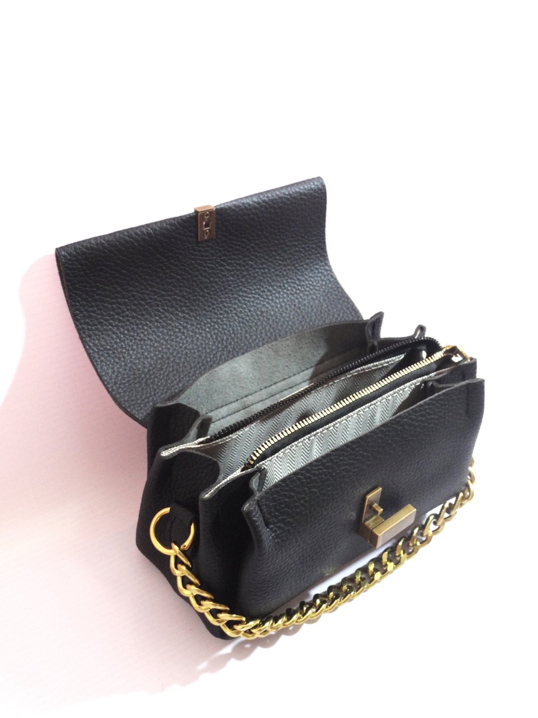 Structured Sling Bag with Quilted - Image 2