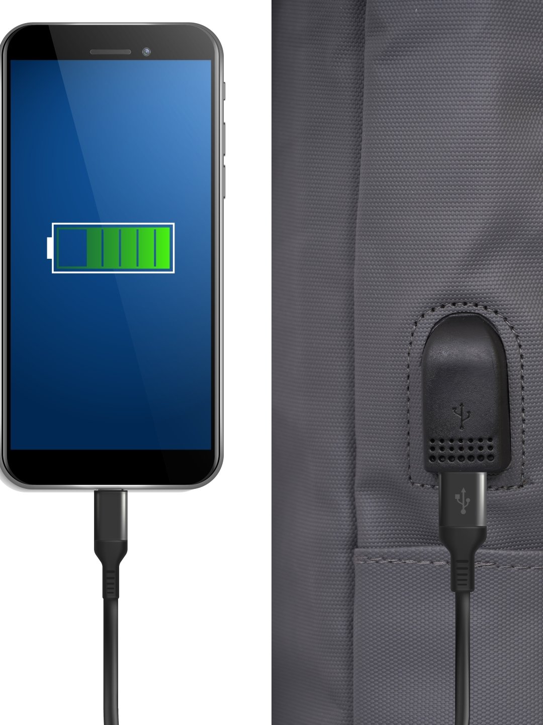 Unisex Backpack with Anti-Theft - Image 4