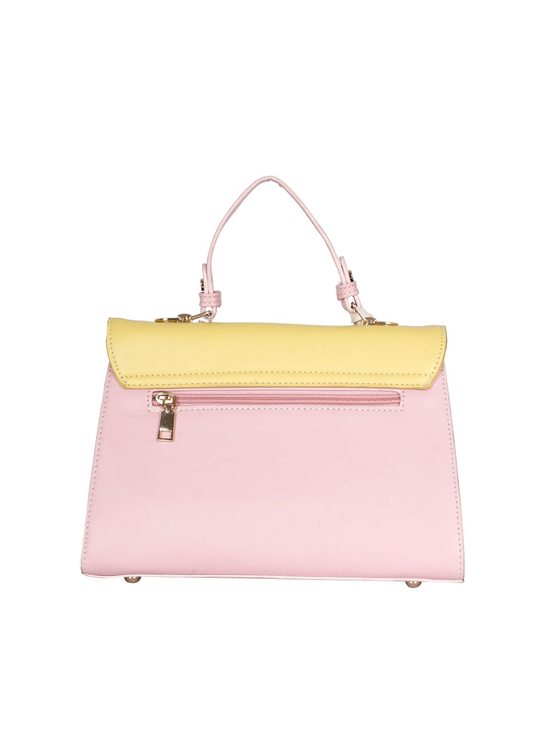 Colourblocked Structured Satchel Bag - Image 3