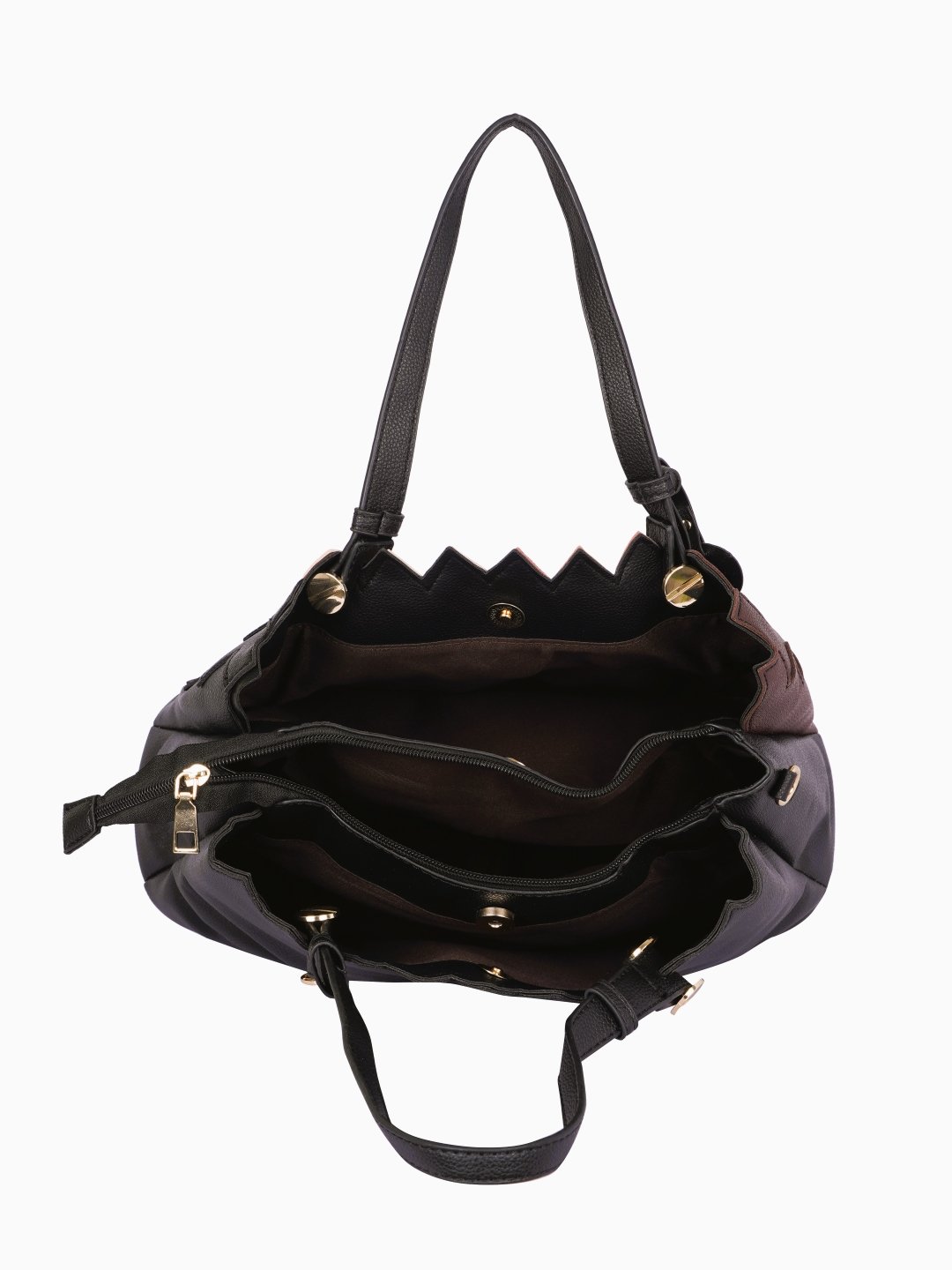 Zig-Zag Cutwork Tote Bag - Image 4